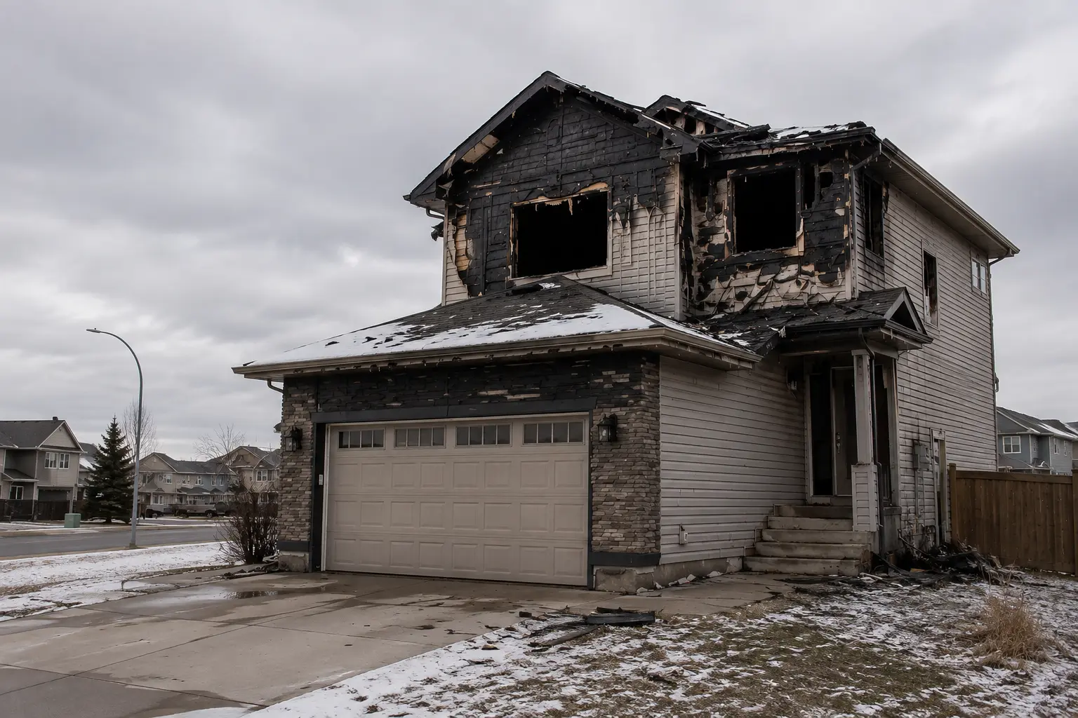 Edmonton home with fire damage we buy for cash
